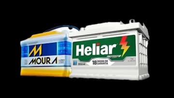 Baterias Moura e Heliar